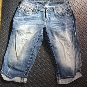 Vigoss Washed Light Blue Denim Jeans Size 16
